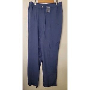 Denim & Co‎ Naturals 2X Pants 100% Viscose with Pockets Dusty Blue NWOT 44x29